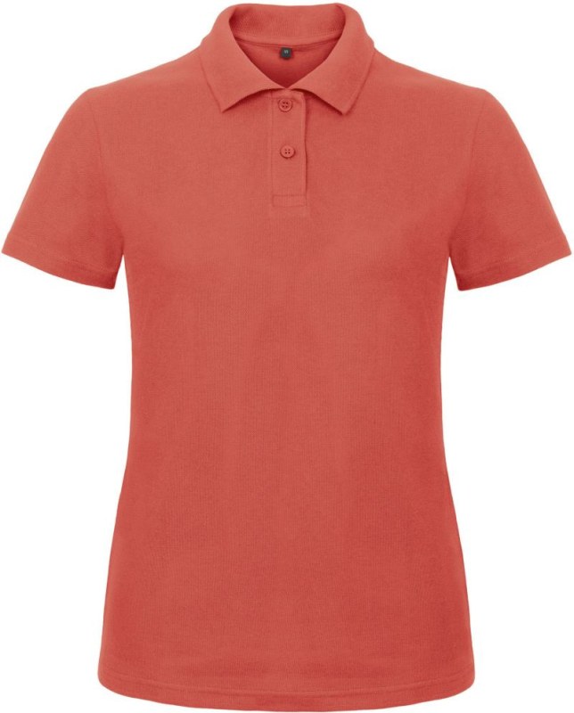 B&C ID.001 /women Dámské piqué polo 01.ID10 pixel coral - Dámské oblečení trika