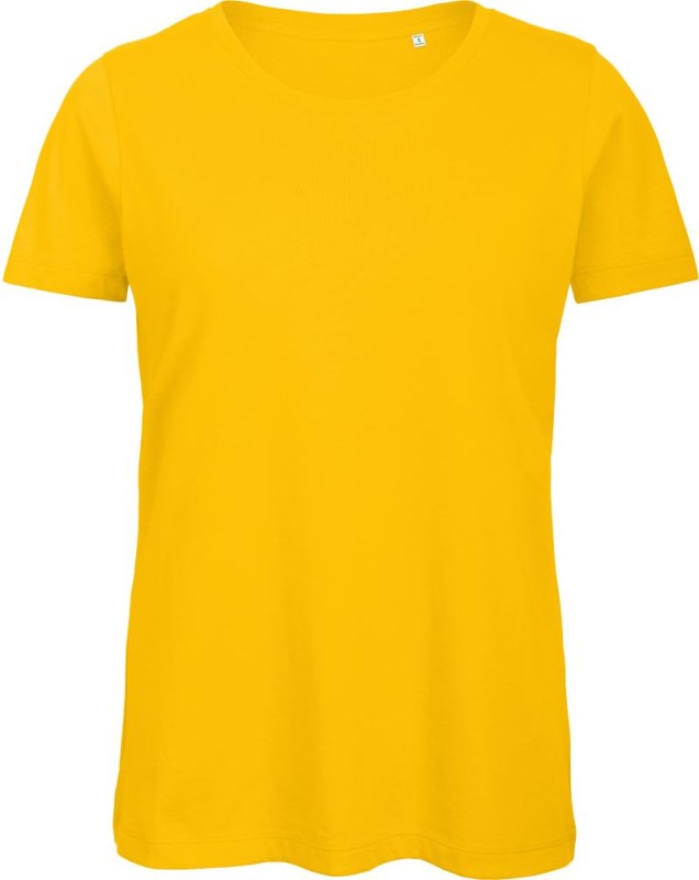 B&C Inspire T /women_° Dámské tričko Medium Fit z bio bavlny 01.TW43 gold