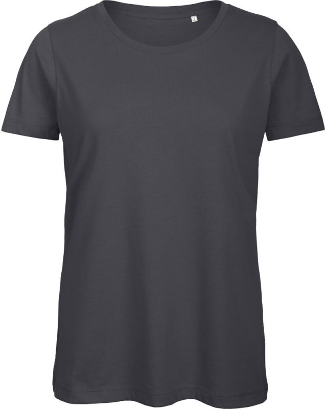 B&C Inspire T /women_° Dámské tričko Medium Fit z bio bavlny 01.TW43 dark grey