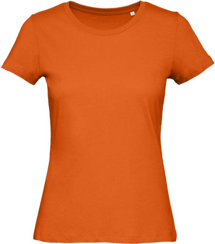 B&C Inspire T /women_° Dámské tričko Medium Fit z&nbsp;bio bavlny 01.TW43 urban orange - Dámské oblečení trika