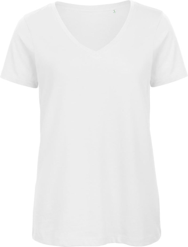 B&C Inspire V T /women_° Dámské tričko s výstřihem do V 01.TW45 white