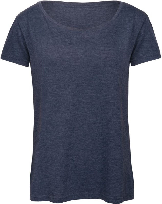 B&C Triblend /women Dámské tričko 01.TW56 heather navy