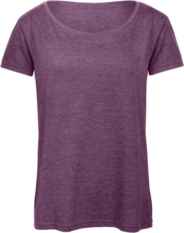 B&C Triblend /women Dámské tričko 01.TW56 heather purple