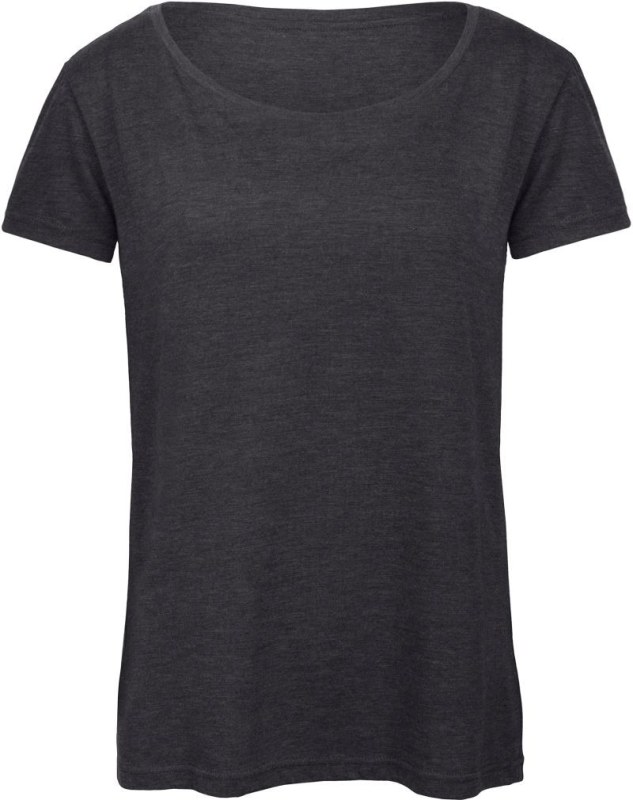 B&C Triblend /women Dámské tričko 01.TW56 heather dark grey