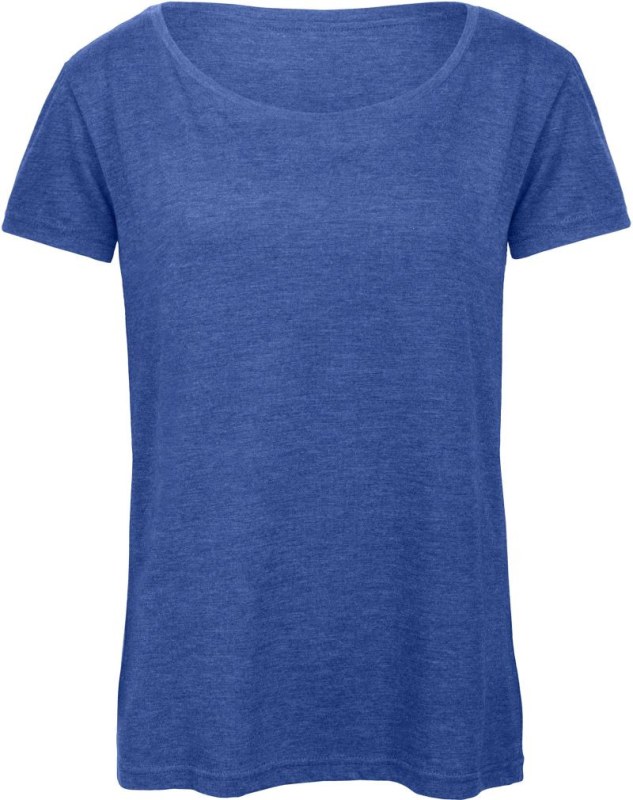 B&C Triblend /women Dámské tričko 01.TW56 heather royal blue