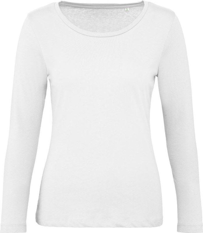 B&C Inspire LSL T /women_° Dámské tričko s dlouhým rukávem 01.TW71 white