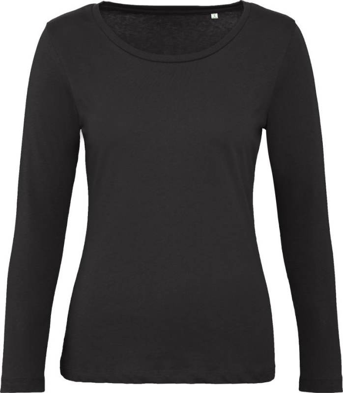 B&C Inspire LSL T /women_° Dámské tričko s&nbsp;dlouhým rukávem 01.TW71 black - Dámské oblečení trika