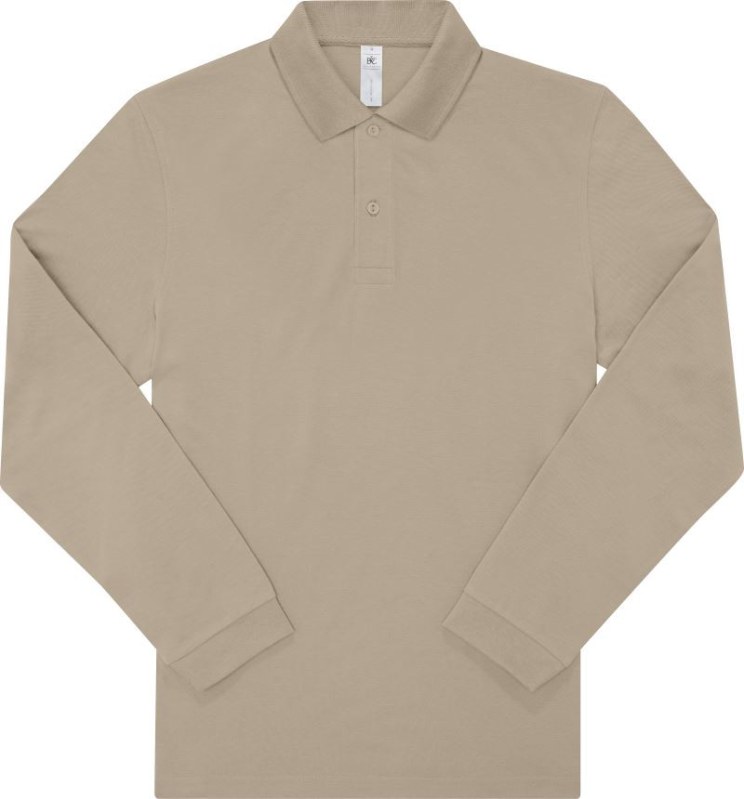 B&C My Polo 180 LSL Piqué polo s dlouhým rukávem 01.U425 mastic