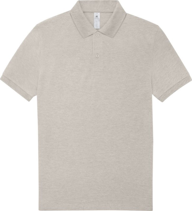 B&C My Polo 210 Piqué polo z&nbsp;těžké bavlny 01.U426 heather grey fog - Dámské oblečení trika