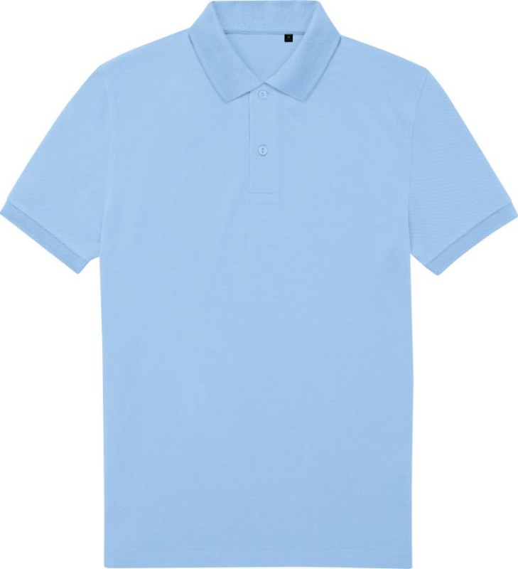 B&C My Eco Polo 65/35_° Piqué polo 01.U428 lotus blue - Dámské oblečení trika