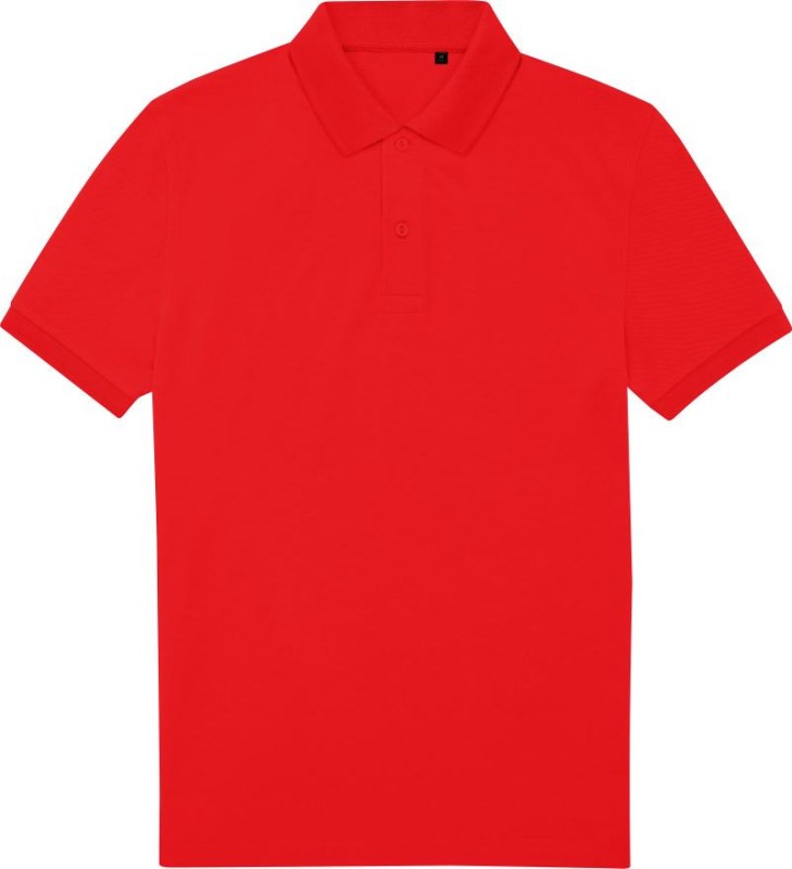 B&C My Eco Polo 65/35_° Piqué polo 01.U428 pop tomato - Dámské oblečení trika