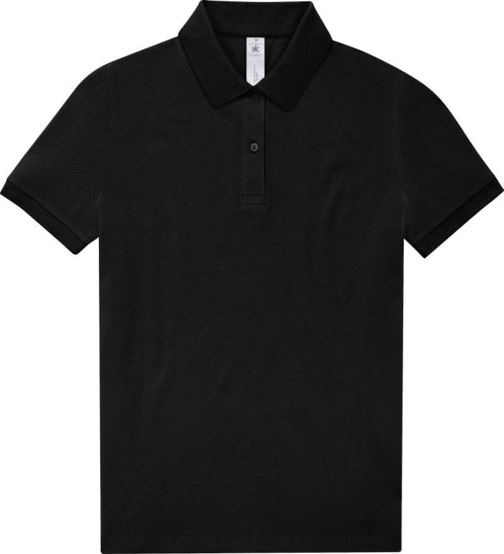 B&C My Polo 180 /women Dámské piqué polo 01.W461 black - Dámské oblečení trika