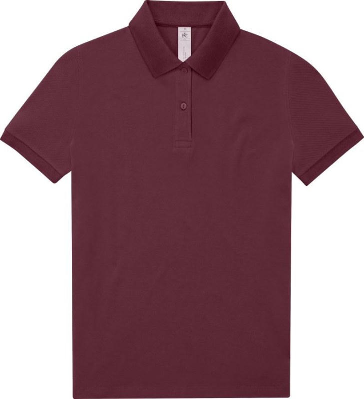 B&C My Polo 180 /women Dámské piqué polo 01.W461 burgundy
