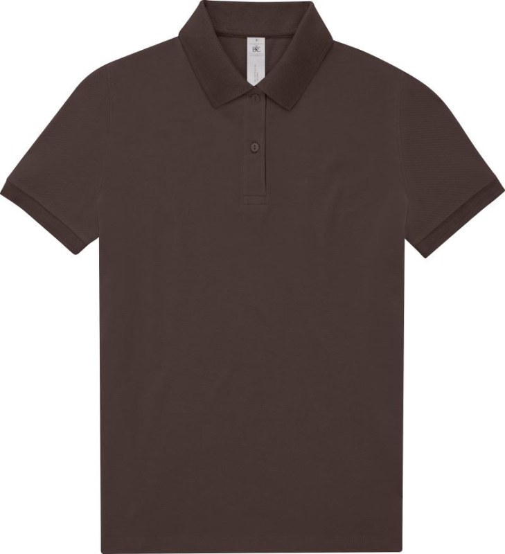 B&C My Polo 180 /women Dámské piqué polo 01.W461 roasted coffee - Dámské oblečení trika