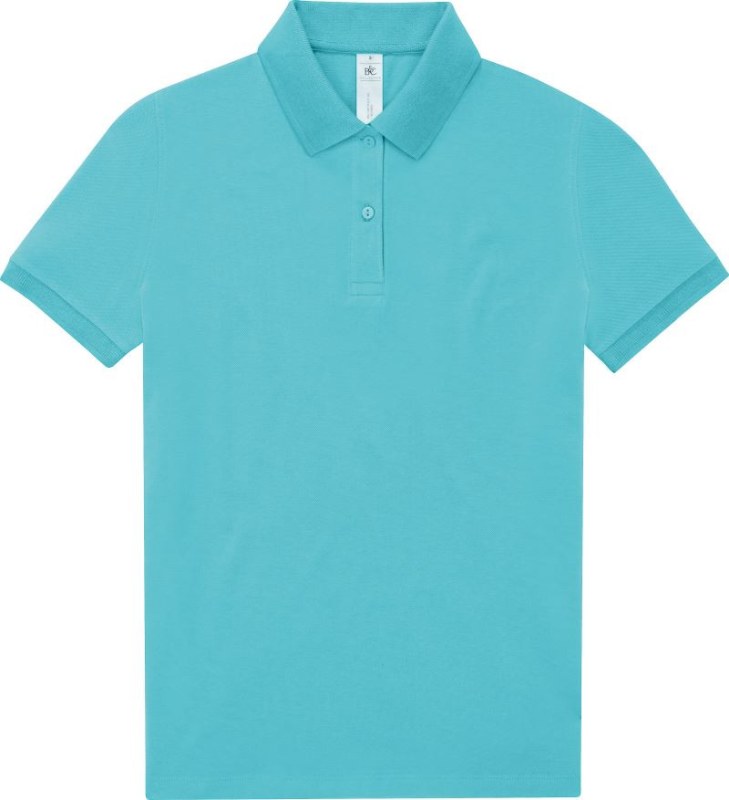 B&C My Polo 180 /women Dámské piqué polo 01.W461 meta turquoise