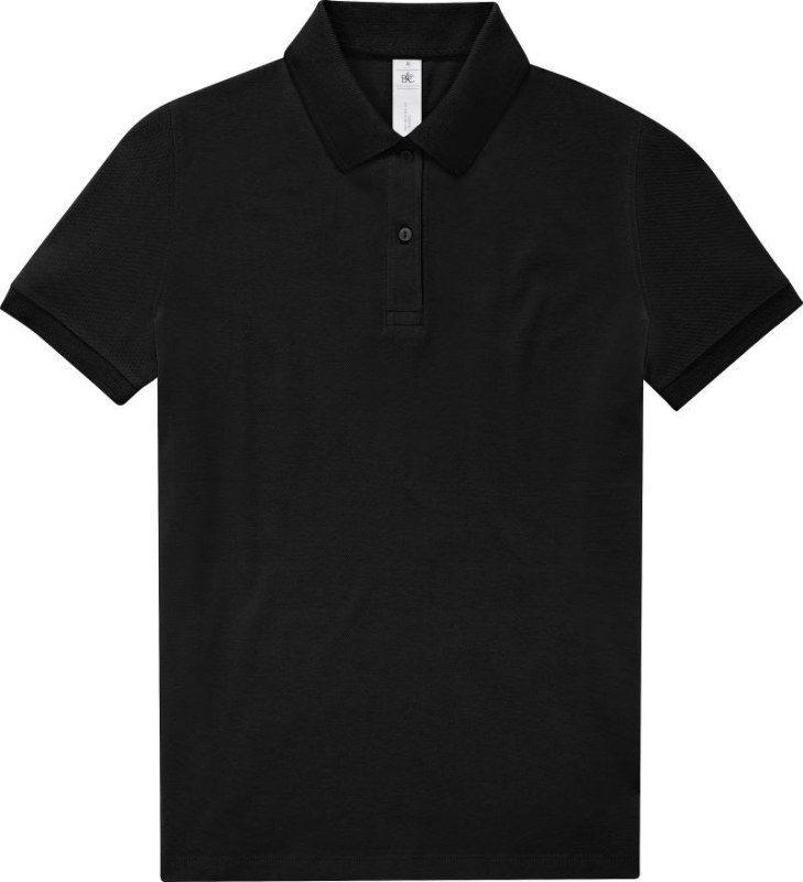 B&C My Polo 210 /women Dámské piqué polo z těžké bavlny 01.W463 black