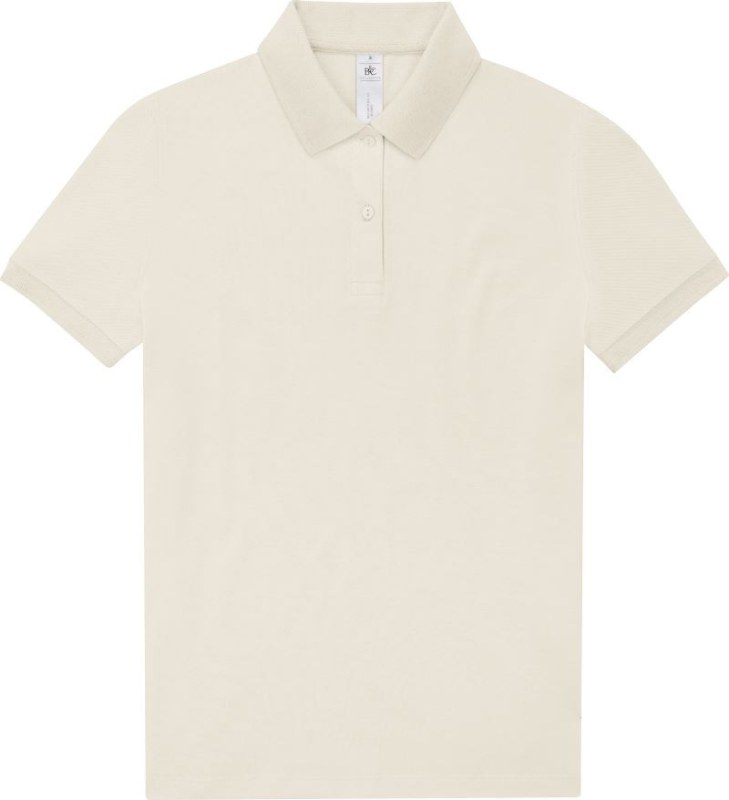 B&C My Polo 210 /women Dámské piqué polo z&nbsp;těžké bavlny 01.W463 off white - Dámské oblečení trika