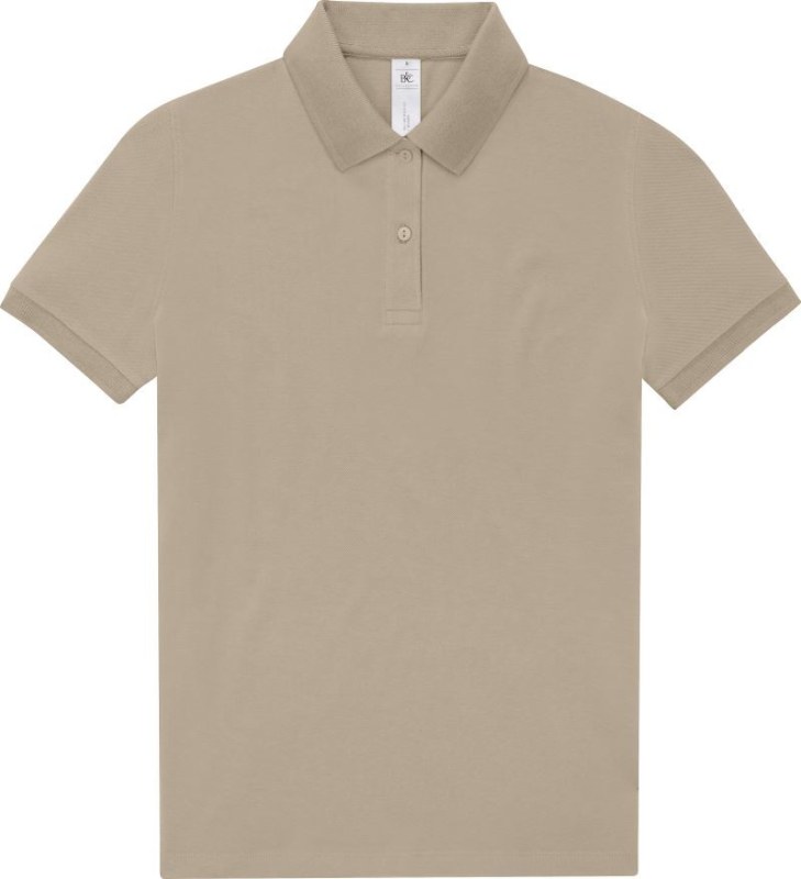 B&C My Polo 210 /women Dámské piqué polo z&nbsp;těžké bavlny 01.W463 mastic - Dámské oblečení trika