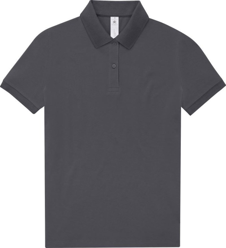 B&C My Polo 210 /women Dámské piqué polo z těžké bavlny 01.W463 dark grey
