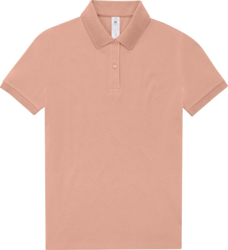 B&C My Polo 210 /women Dámské piqué polo z&nbsp;těžké bavlny 01.W463 nude - Dámské oblečení trika