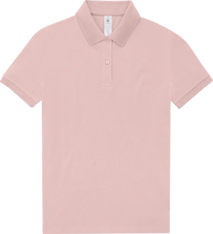 B&C My Polo 210 /women Dámské piqué polo z těžké bavlny 01.W463 blush pink
