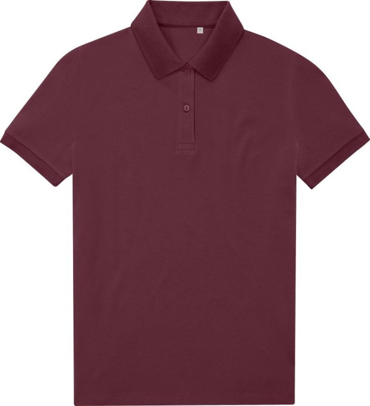 B&C My Eco Polo 65/35 /women_° Dámské piqué polo 01.W465 burgundy - Dámské oblečení trika