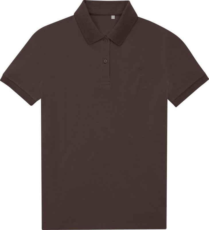 B&C My Eco Polo 65/35 /women_° Dámské piqué polo 01.W465 roasted coffee - Dámské oblečení trika