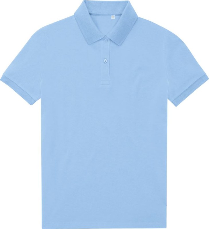 B&C My Eco Polo 65/35 /women_° Dámské piqué polo 01.W465 lotus blue - Dámské oblečení trika