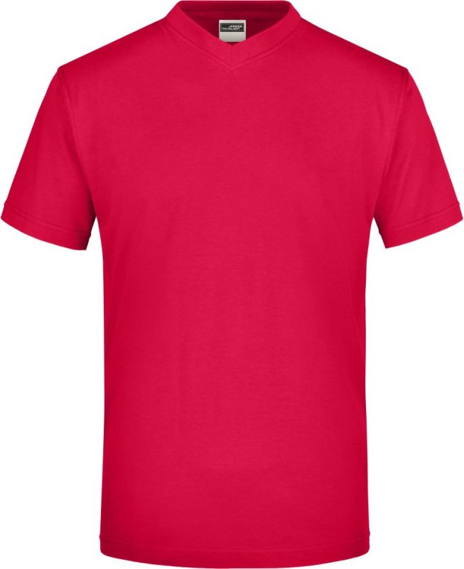 Daiber JN 03 Tričko s výstřihem do V 02.0003 red