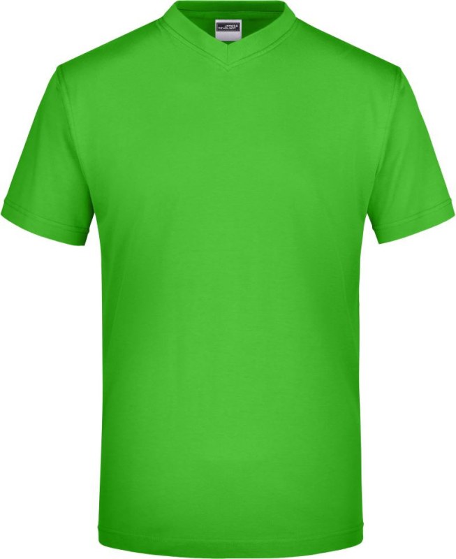 Daiber JN 03 Tričko s&nbsp;výstřihem do V 02.0003 lime green - Dámské oblečení trika