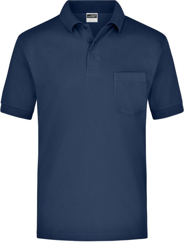 Daiber JN 26 Piqué polo s náprsní kapsou 02.0026 navy