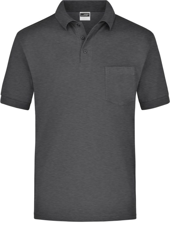 Daiber JN 26 Piqué polo s náprsní kapsou 02.0026 anthracite melange