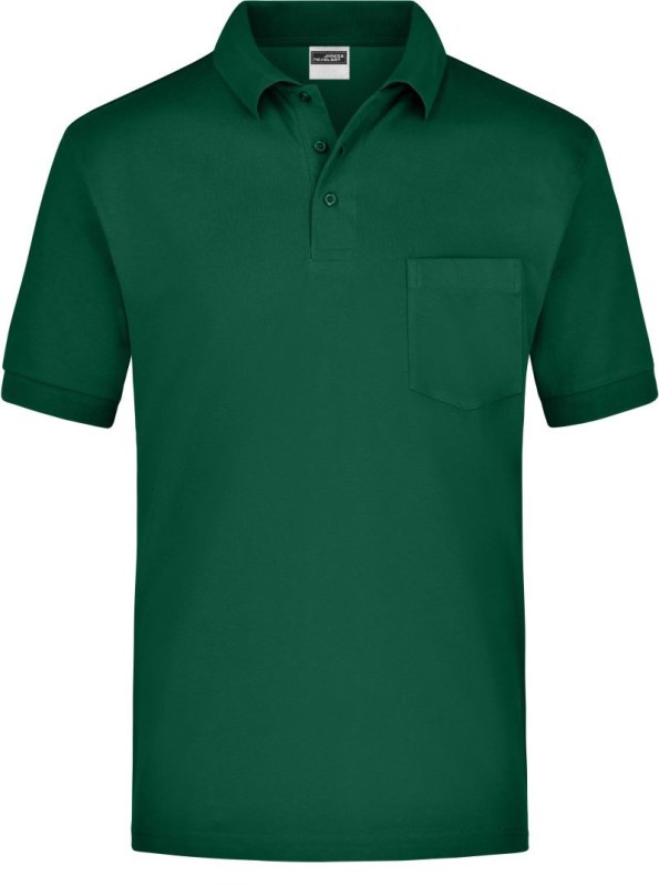 Daiber JN 26 Piqué polo s náprsní kapsou 02.0026 dark green