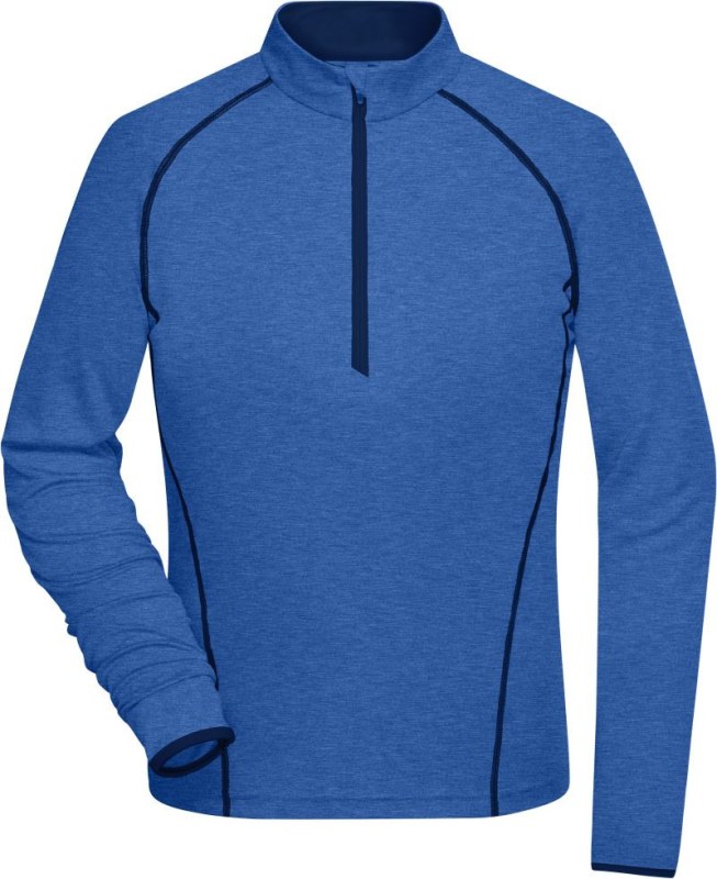 Daiber JN 497 Dámské funkční tričko s dlouhým rukávem 02.0497 blue melange/navy