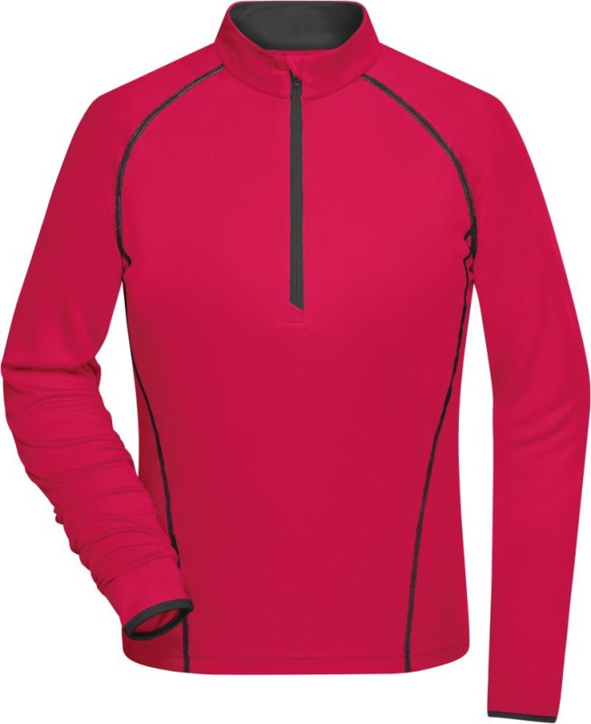 Daiber JN 497 Dámské funkční tričko s&nbsp;dlouhým rukávem 02.0497 bright pink/titan - Dámské oblečení trika