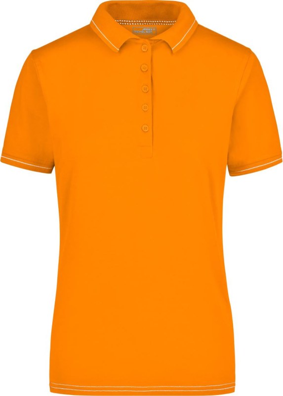 Daiber JN 568 Dámské žerzejové elastické polo 02.0568 orange/white