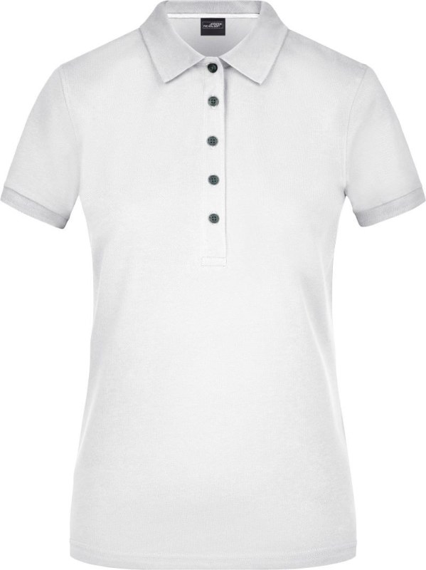 Daiber JN 707 Dámské pima piqué polo 02.0707 white
