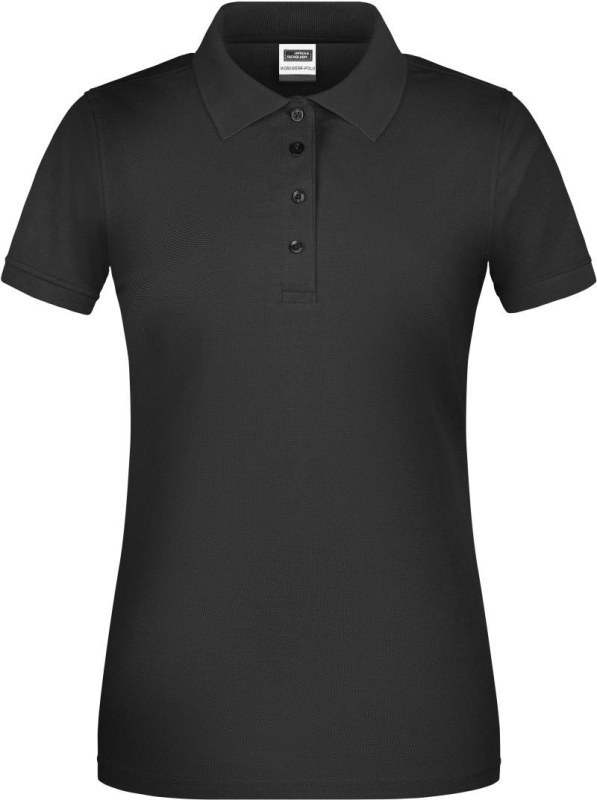 Daiber JN 873 Dámské pracovní bio piqué polo 02.0873 black - Dámské oblečení trika