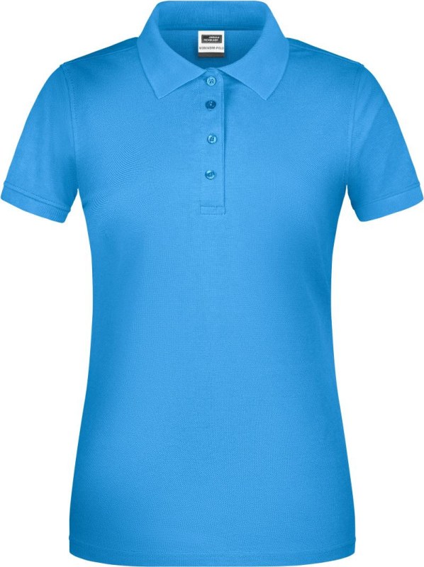 Daiber JN 873 Dámské pracovní bio piqué polo 02.0873 aqua