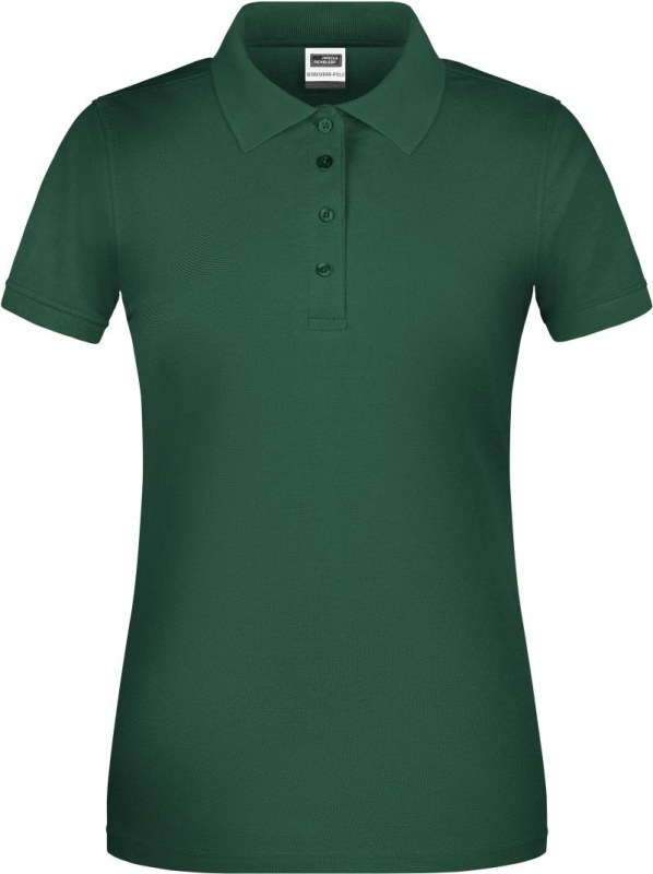 Daiber JN 873 Dámské pracovní bio piqué polo 02.0873 dark green