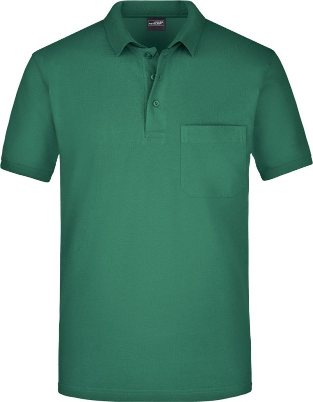Daiber JN 922 Piqué polo s náprsní kapsou 02.0922 dark green