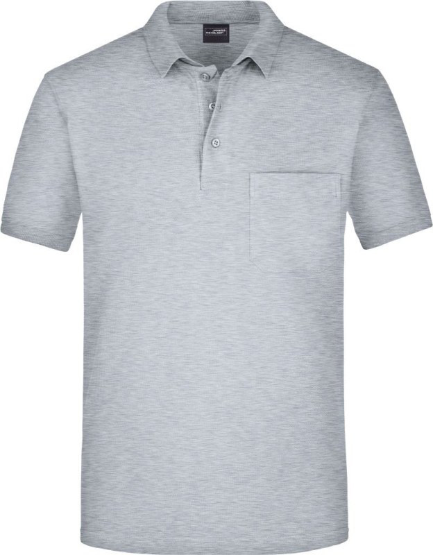 Daiber JN 922 Piqué polo s náprsní kapsou 02.0922 grey heather