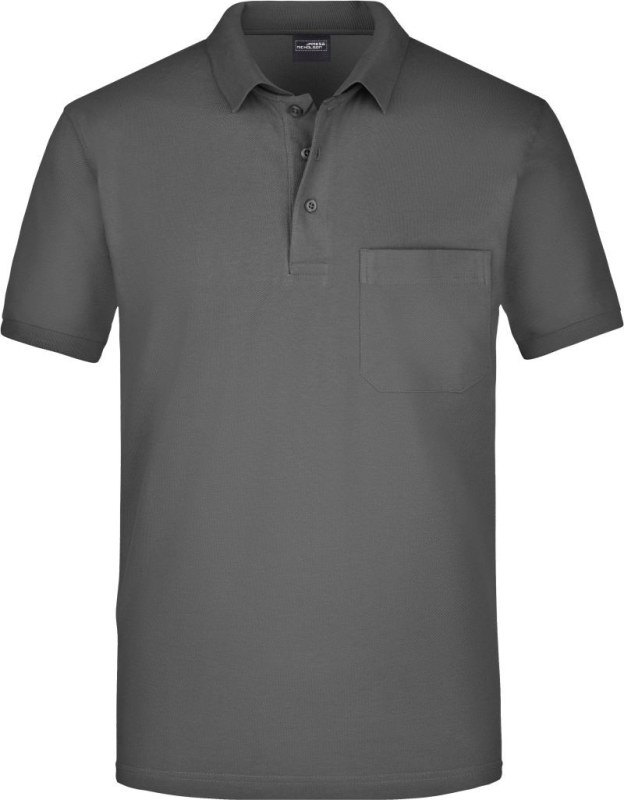 Daiber JN 922 Piqué polo s náprsní kapsou 02.0922 graphite