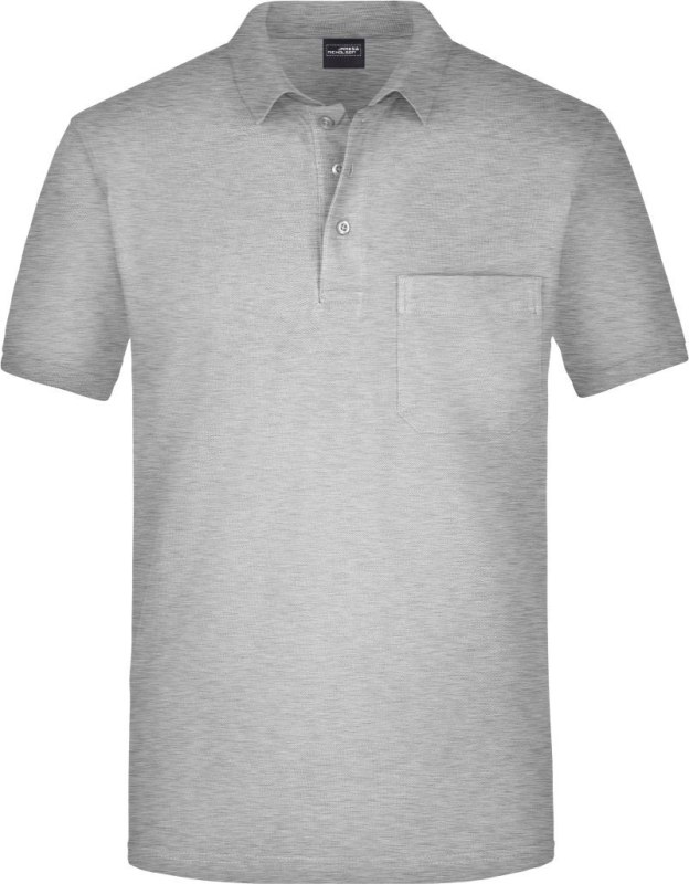 Daiber JN 922 Piqué polo s náprsní kapsou 02.0922 ash