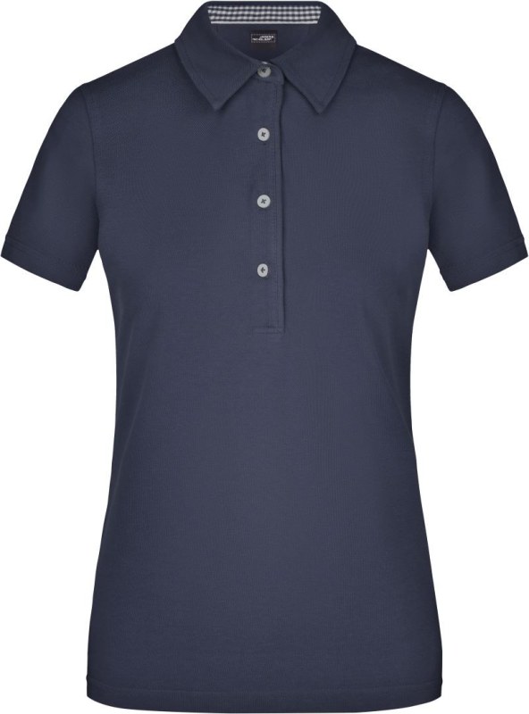 Daiber JN 969 Dámské piqué polo "Plain" 02.0969 navy/navy/white
