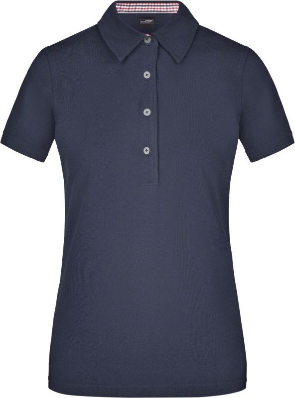Daiber JN 969 Dámské piqué polo "Plain" 02.0969 navy/red-navy-white