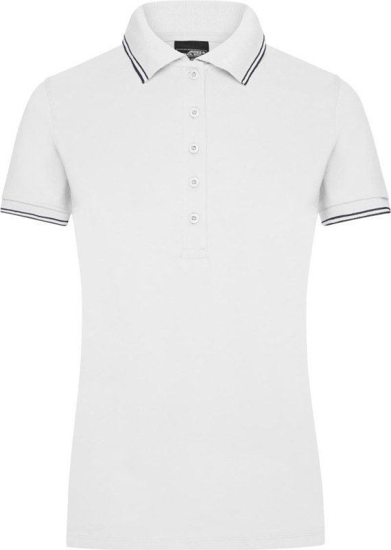 Daiber JN 985 Dámské piqué polo 02.0985 white/navy