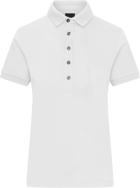 Daiber JN 1301 Dámské žerzejové polo 02.1301 white