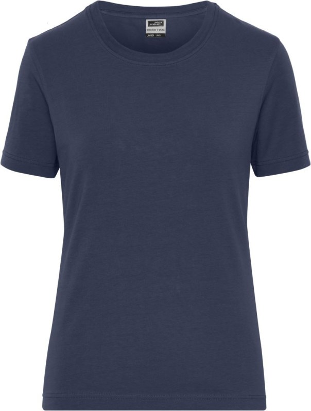 Daiber JN 1801 Dámské pracovní tričko z bio bavlny - Solid 02.1801 navy