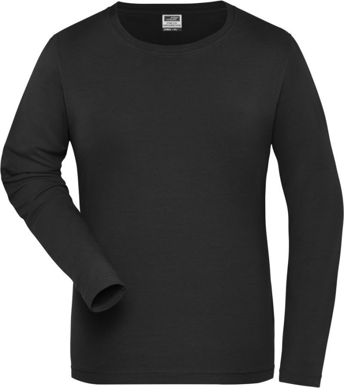 Daiber JN 1803 Dámské pracovní elast. tričko - Solid 02.1803 black